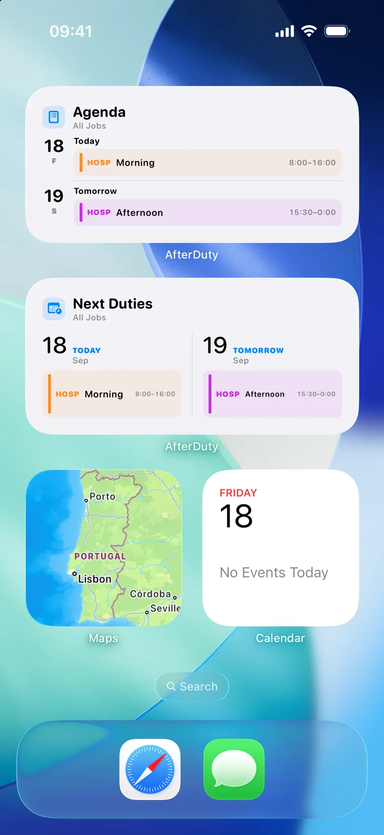 Your next shift, at a glance.